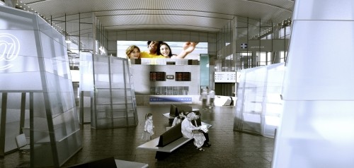 Zbliżenie na pawilony