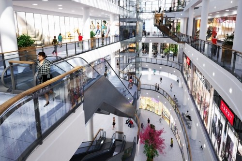 Agora Bytom - atrium główne