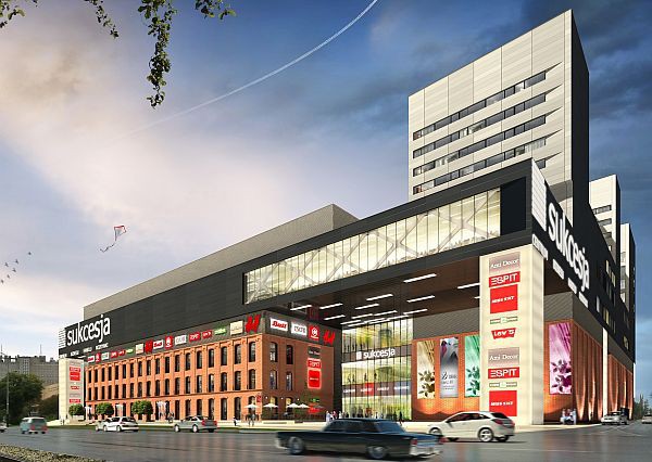 Wizualizacja Centrum Handlu, Biznesu i Rozrywki 