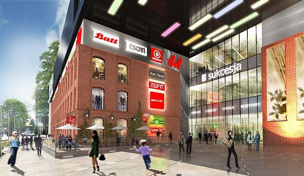 Wizualizacja Centrum Handlu, Biznesu i Rozrywki 