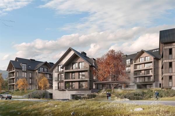 Erbud jest wykonawcą kompleksu apartamentów Izera Park.