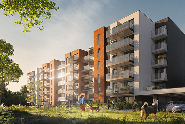 Osiedle Blask – druga inwestycja mieszkaniowa Trei Real Estate Poland w Łodzi.