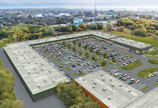 Vendo Park - nowy park handlowy w Szczecinie będzie liczył 22 tys. mkw. powierzchni najmu. Wiz. Trei Real Estate